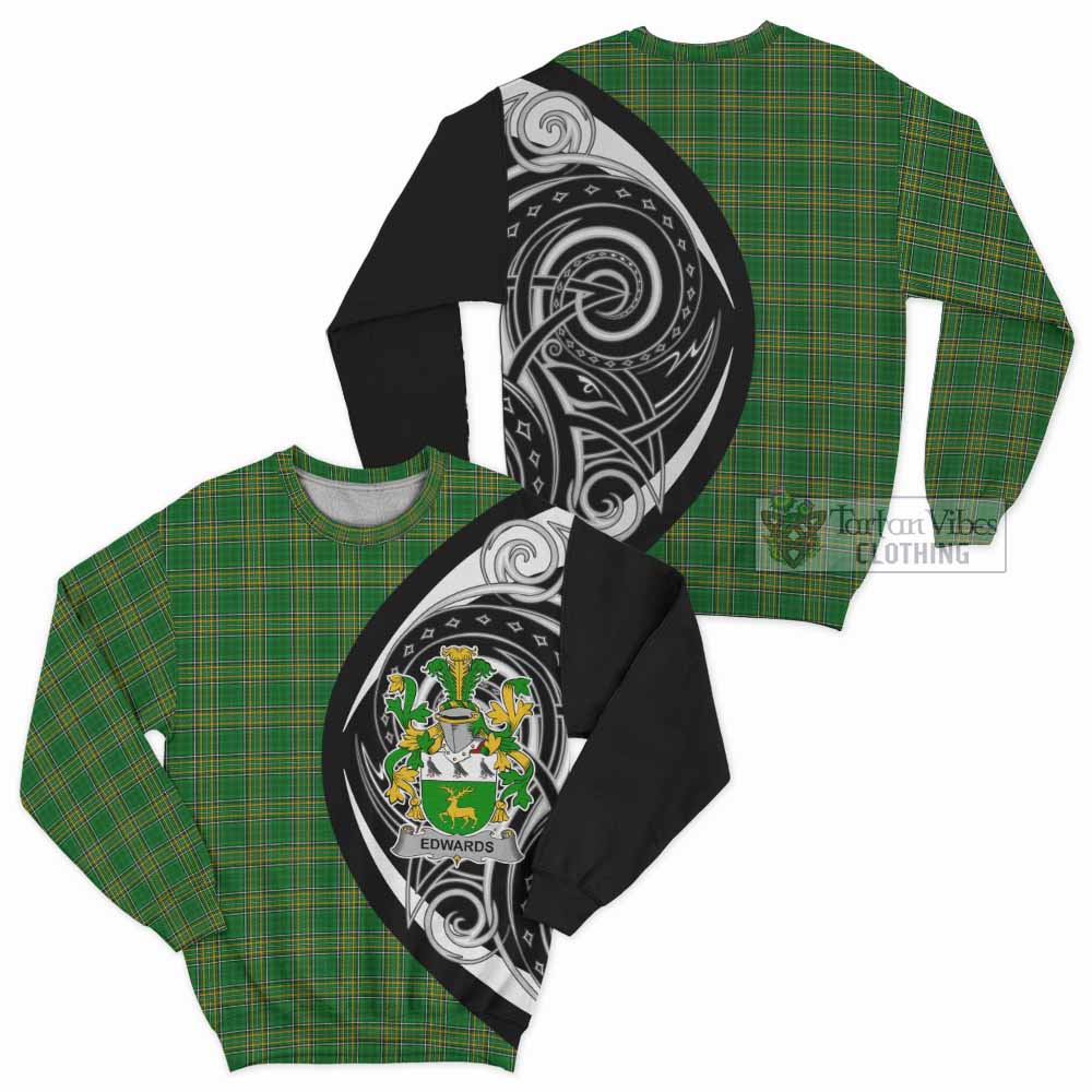 Edwards Irish Clan Sweatshirt Celtic Circle Style - Tartan Vibes Clothing
