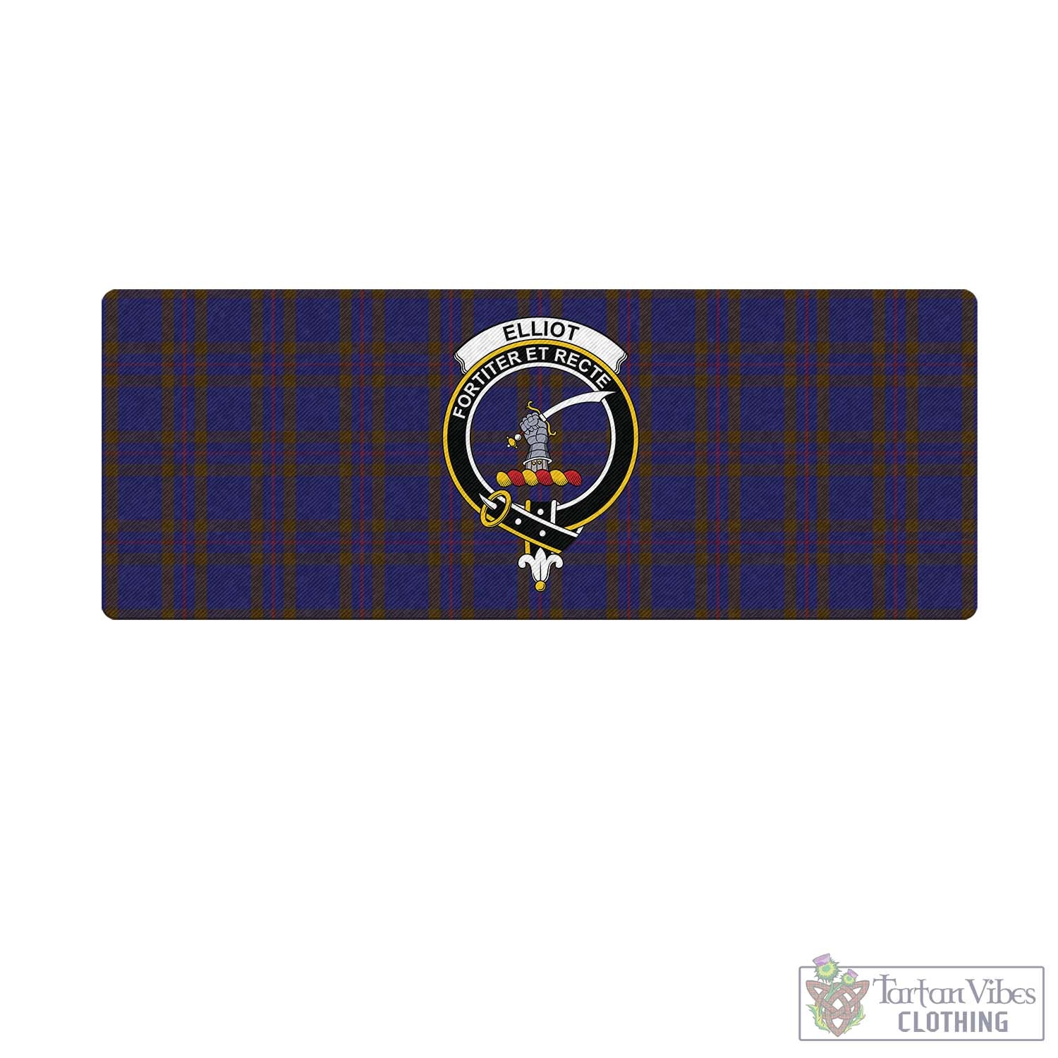 Tartan Vibes Clothing Elliot Tartan Mouse Pad with Family Crest