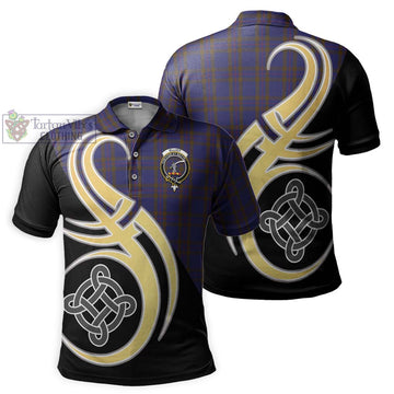 Elliot Tartan Polo Shirt with Family Crest and Celtic Symbol Style Kid - Tartan Vibes Clothing