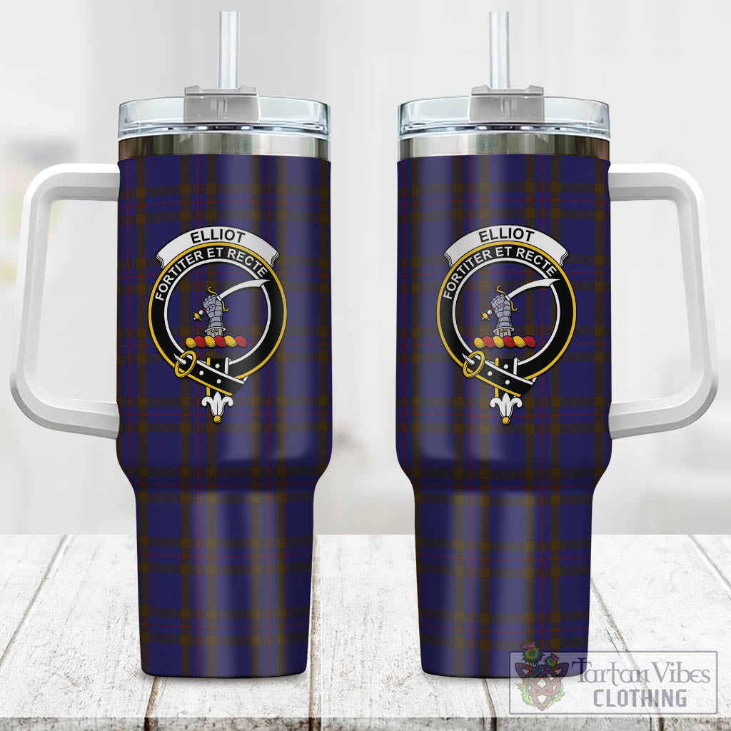 Tartan Vibes Clothing Elliot Tartan and Family Crest Tumbler with Handle