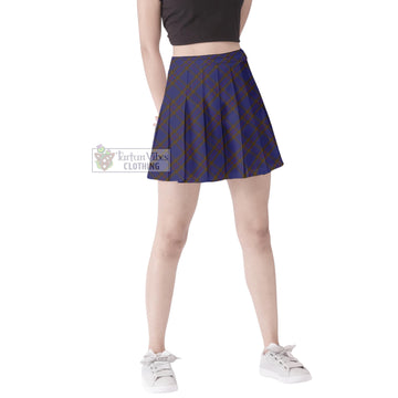 Elliot Tartan Women's Plated Mini Skirt