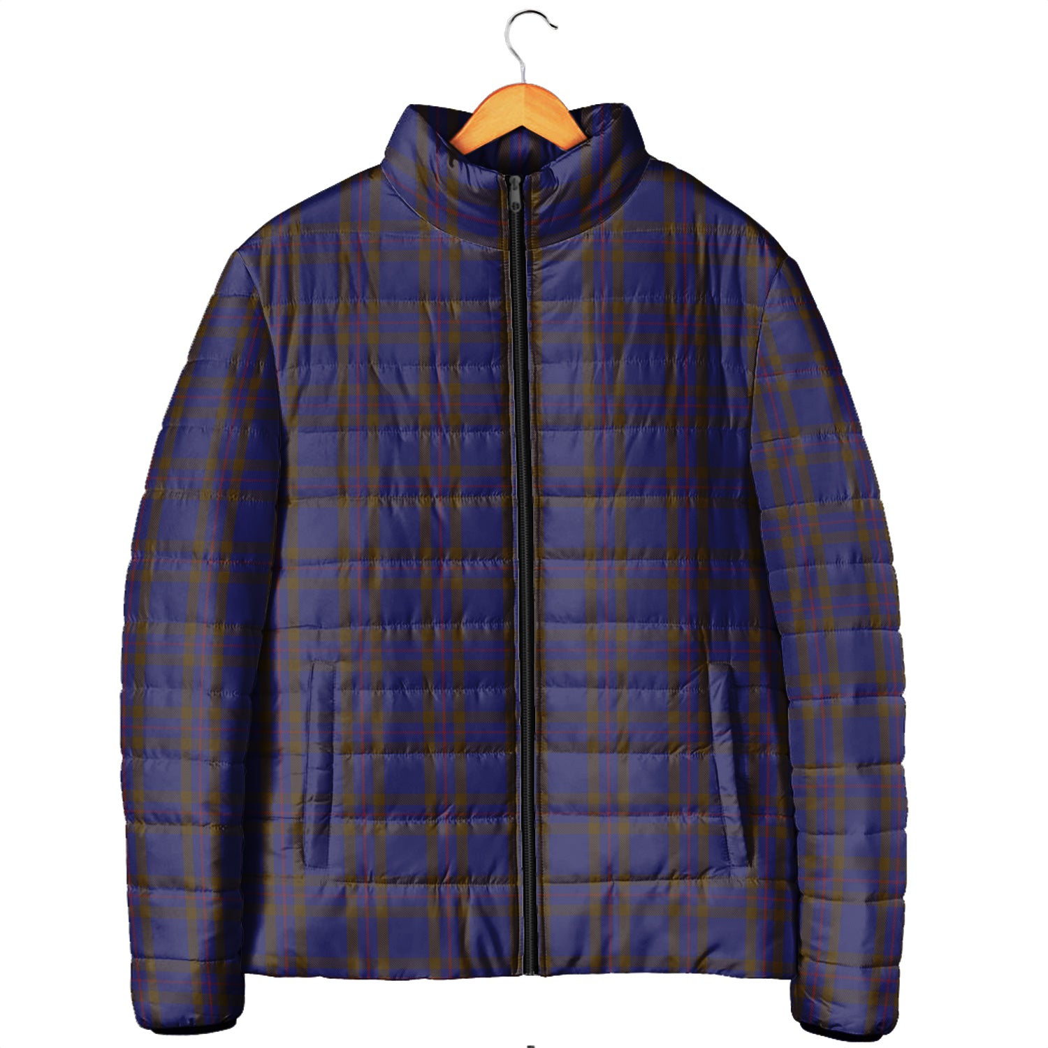 Elliot Tartan Padded Jacket Men's Padded Jacket - Tartan Vibes Clothing