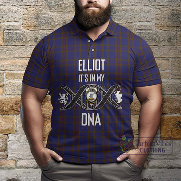 Elliot Tartan Polo Shirt with Family Crest DNA In Me Style