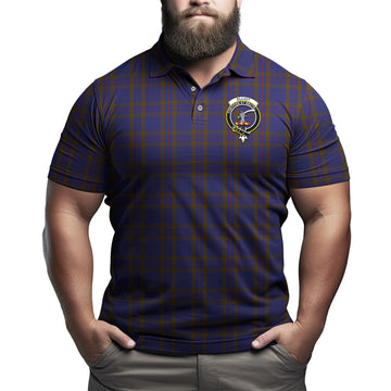 Elliot Tartan Men's Polo Shirt with Family Crest
