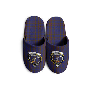 Elliot Tartan Home Slippers with Family Crest