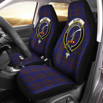 Elliot Tartan Car Seat Cover with Family Crest One Size - Tartanvibesclothing