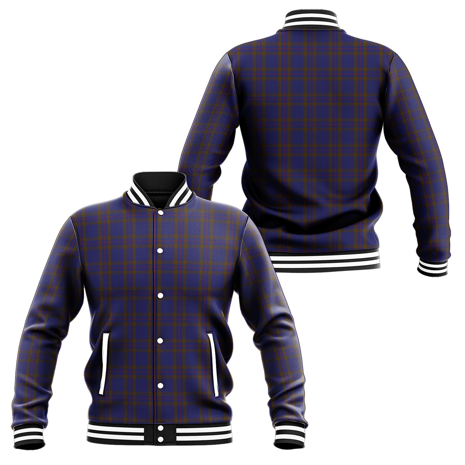 Elliot Tartan Baseball Jacket Unisex - Tartan Vibes Clothing