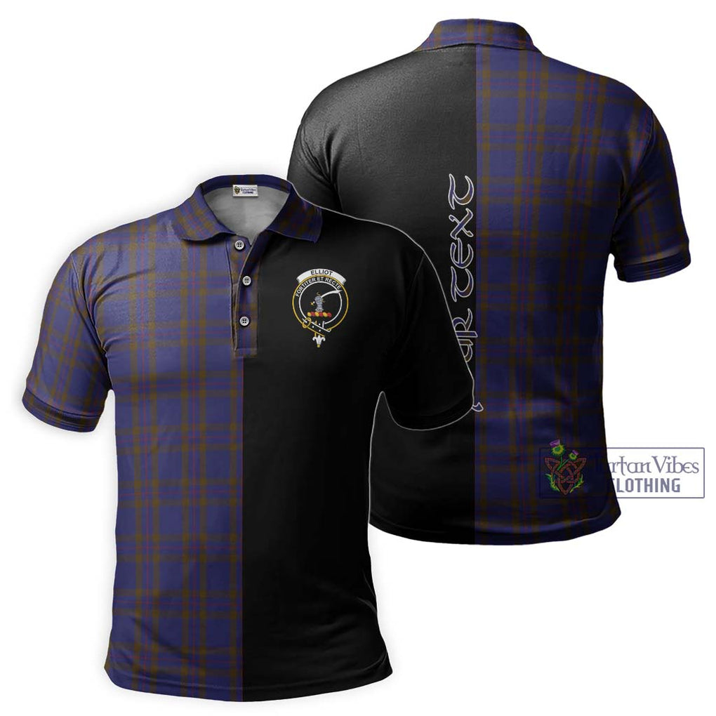 Elliot Tartan Polo Shirt with Family Crest and Half Of Me Style Kid - Tartanvibesclothing Shop