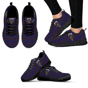 Elliot Tartan Sneakers with Family Crest