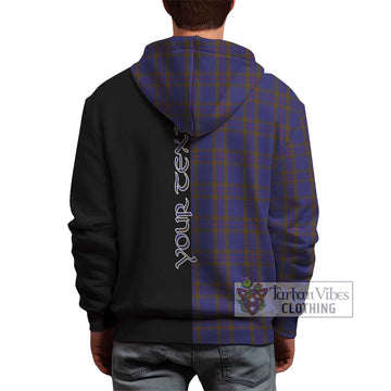 Elliot Tartan Hoodie with Family Crest and Half Of Me Style - Tartanvibesclothing Shop