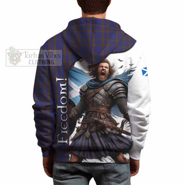 Elliot Crest Tartan Hoodie Inspired by the Freedom of Scottish Warrior