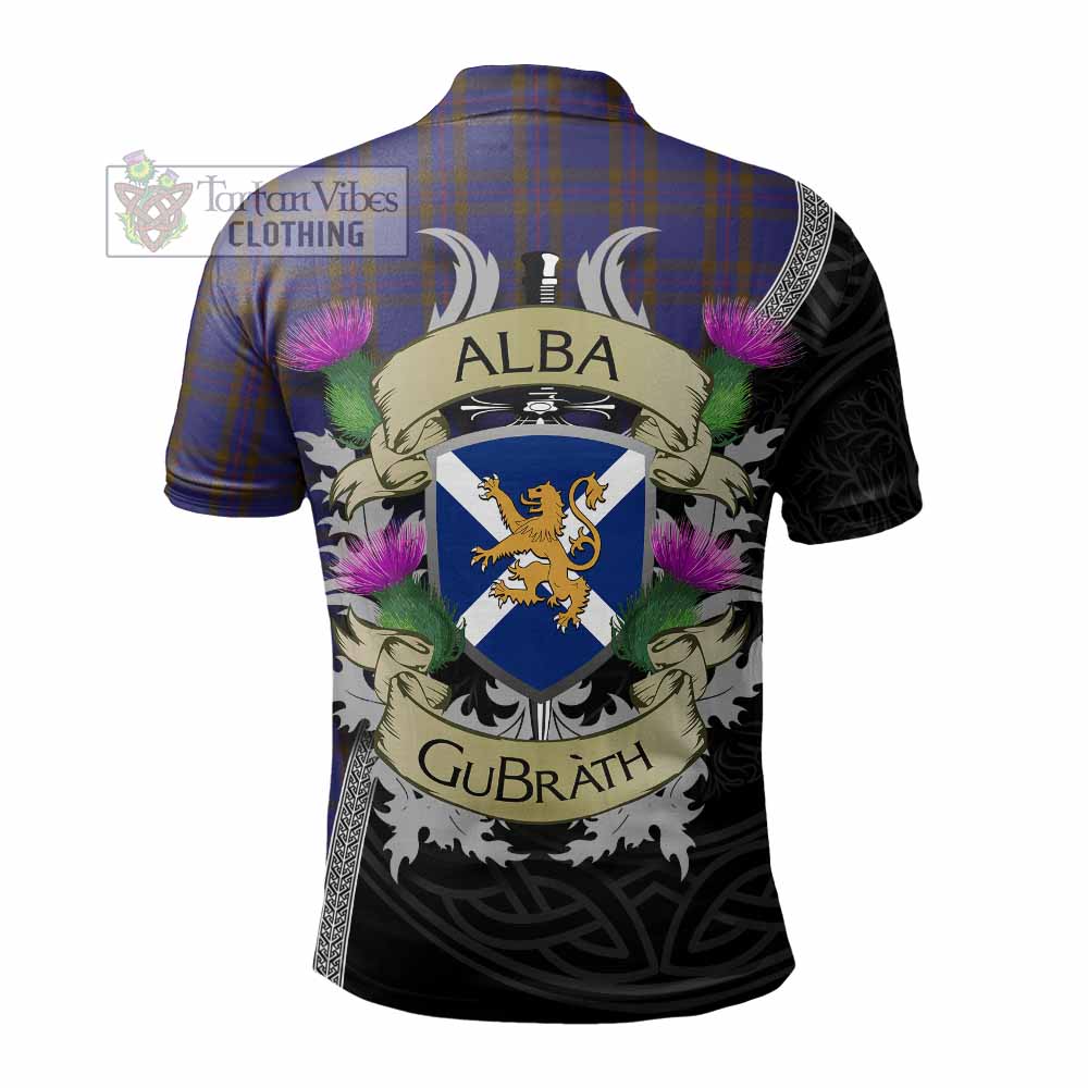Tartan Vibes Clothing Elliot Tartan Family Crest Polo Shirt Lion Rampant Royal Thistle Shield Celtic Inspired
