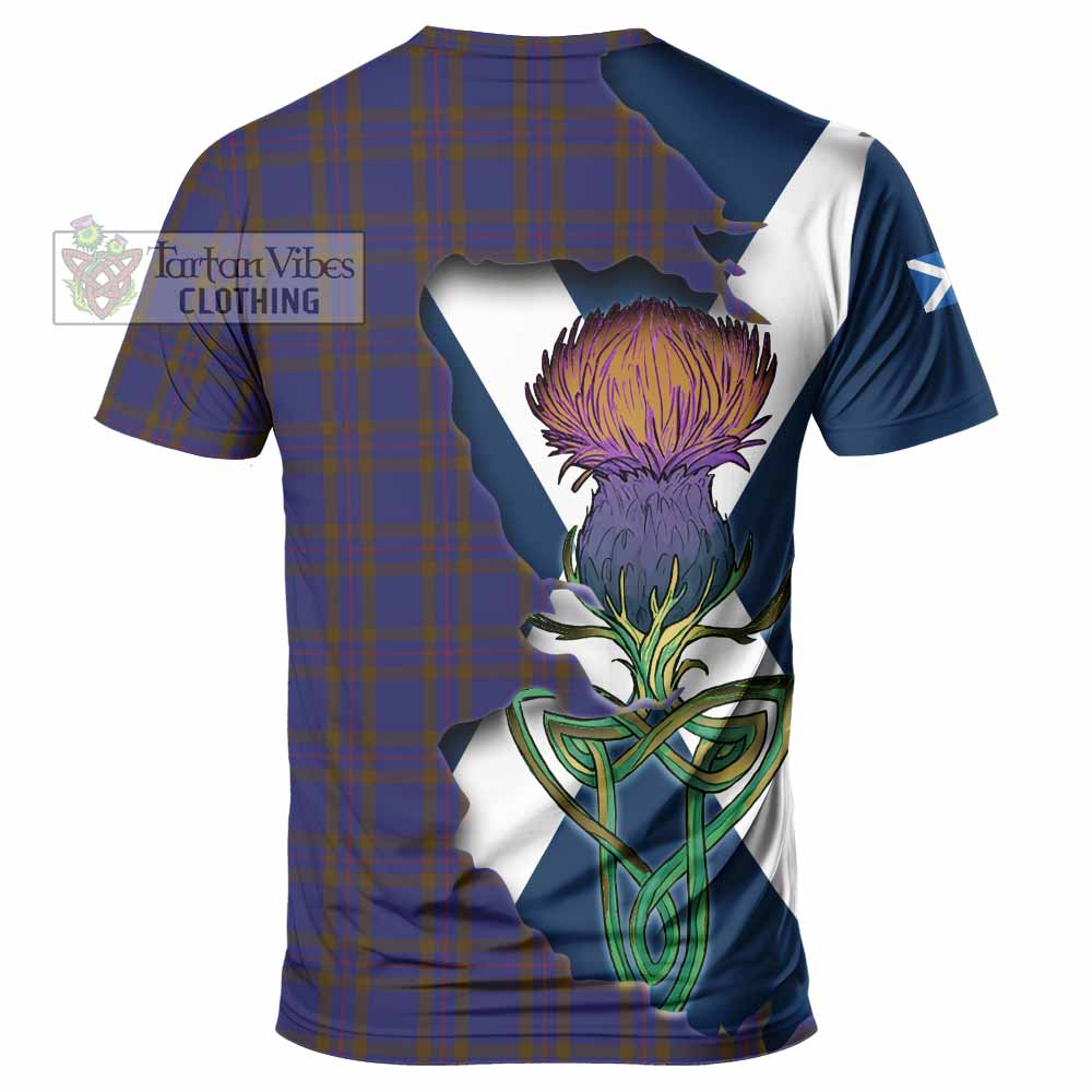 Tartan Vibes Clothing Elliot Tartan Family Crest T-Shirt Scottish Thistle Celtic Inspired