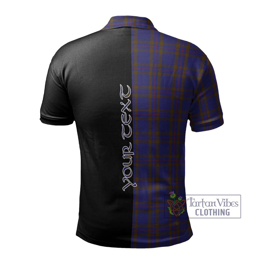 Elliot Tartan Polo Shirt with Family Crest and Half Of Me Style - Tartanvibesclothing Shop
