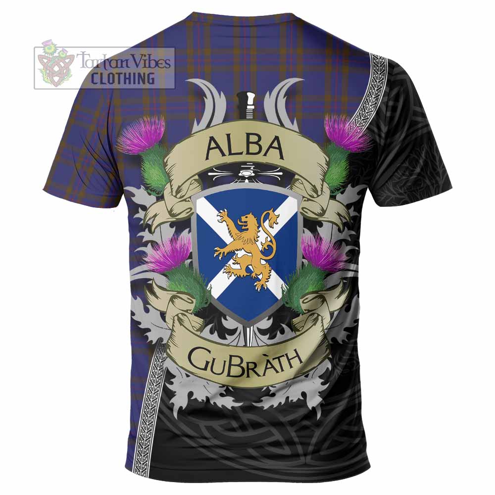 Tartan Vibes Clothing Elliot Tartan Family Crest T-Shirt Lion Rampant Royal Thistle Shield Celtic Inspired