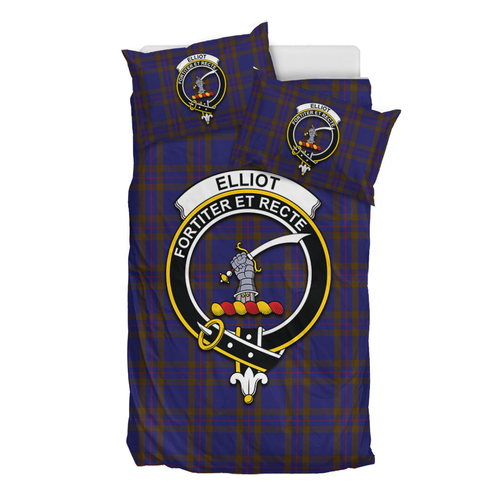 Elliot Tartan Bedding Set with Family Crest - Tartan Vibes Clothing