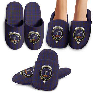 Elliot Tartan Home Slippers with Family Crest