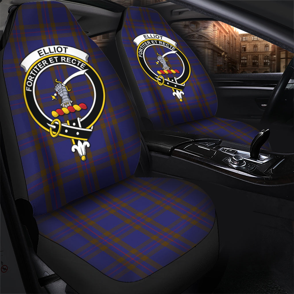 Elliot Tartan Car Seat Cover with Family Crest - Tartanvibesclothing