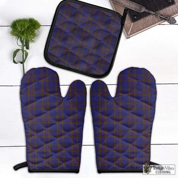Elliot Tartan Combo Oven Mitt & Pot-Holder Combo 1 Oven Mitt & 1 Pot-Holder Black - Tartan Vibes Clothing