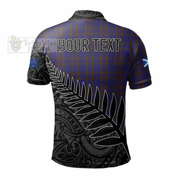 Elliot Crest Tartan Polo Shirt with New Zealand Silver Fern Half Style
