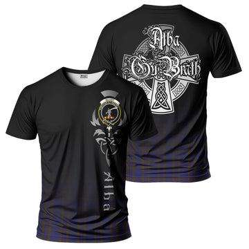 Elliot Tartan T-Shirt Featuring Alba Gu Brath Family Crest Celtic Inspired
