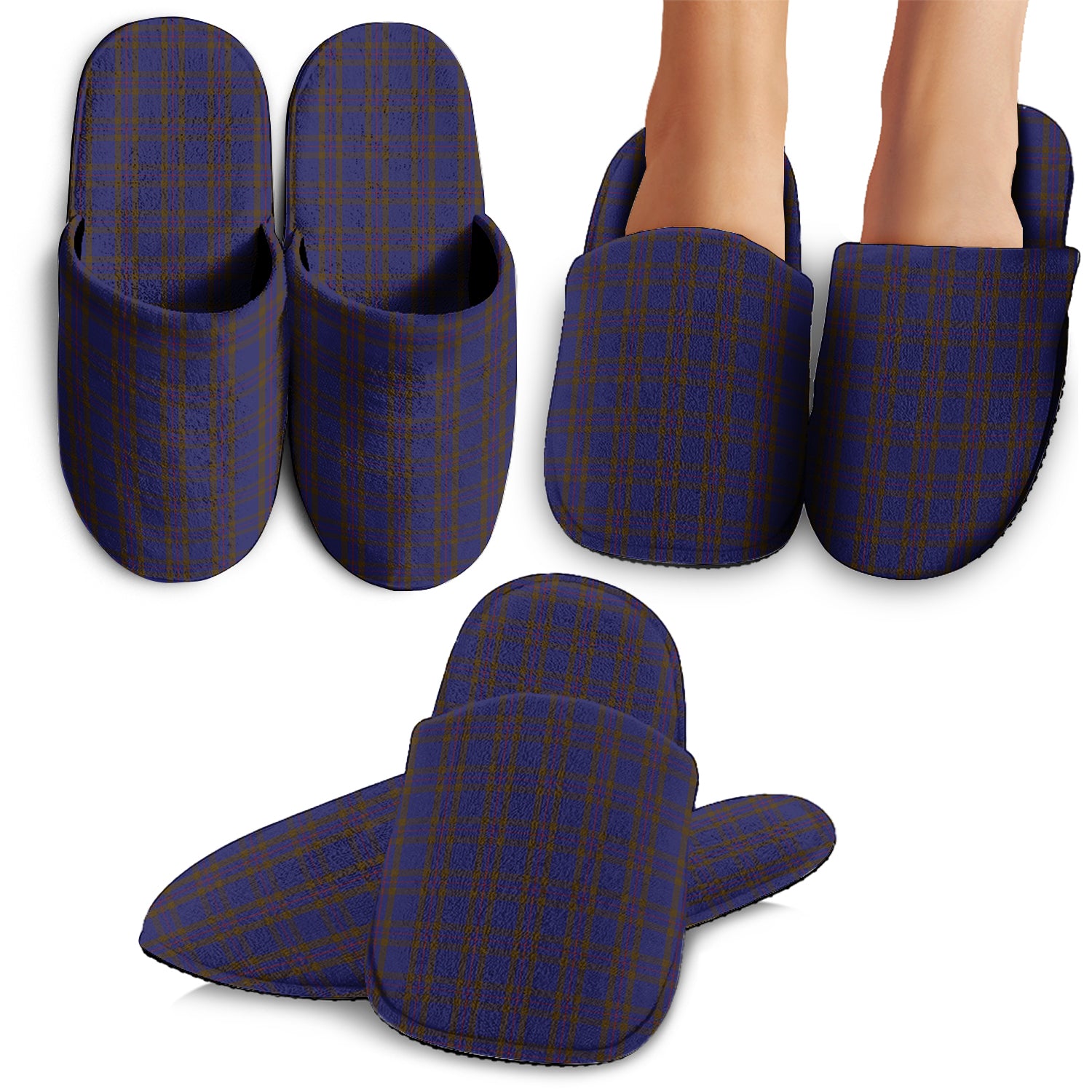 Elliot Tartan Home Slippers - Tartanvibesclothing
