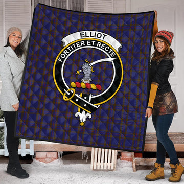 elliot-tartan-quilt-with-family-crest