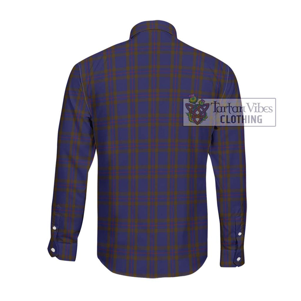 Elliot Tartan Long Sleeve Button Shirt with Family Crest DNA In Me Style - Tartanvibesclothing Shop