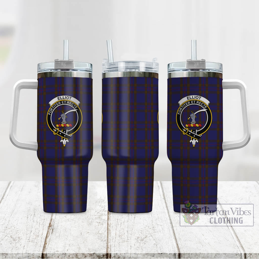 Tartan Vibes Clothing Elliot Tartan and Family Crest Tumbler with Handle