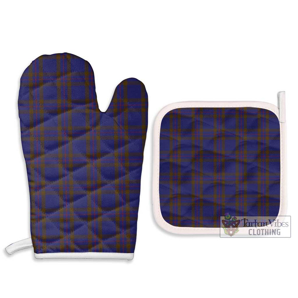Elliot Tartan Combo Oven Mitt & Pot-Holder Combo 1 Oven Mitt & 2 Pot-Holder White - Tartan Vibes Clothing