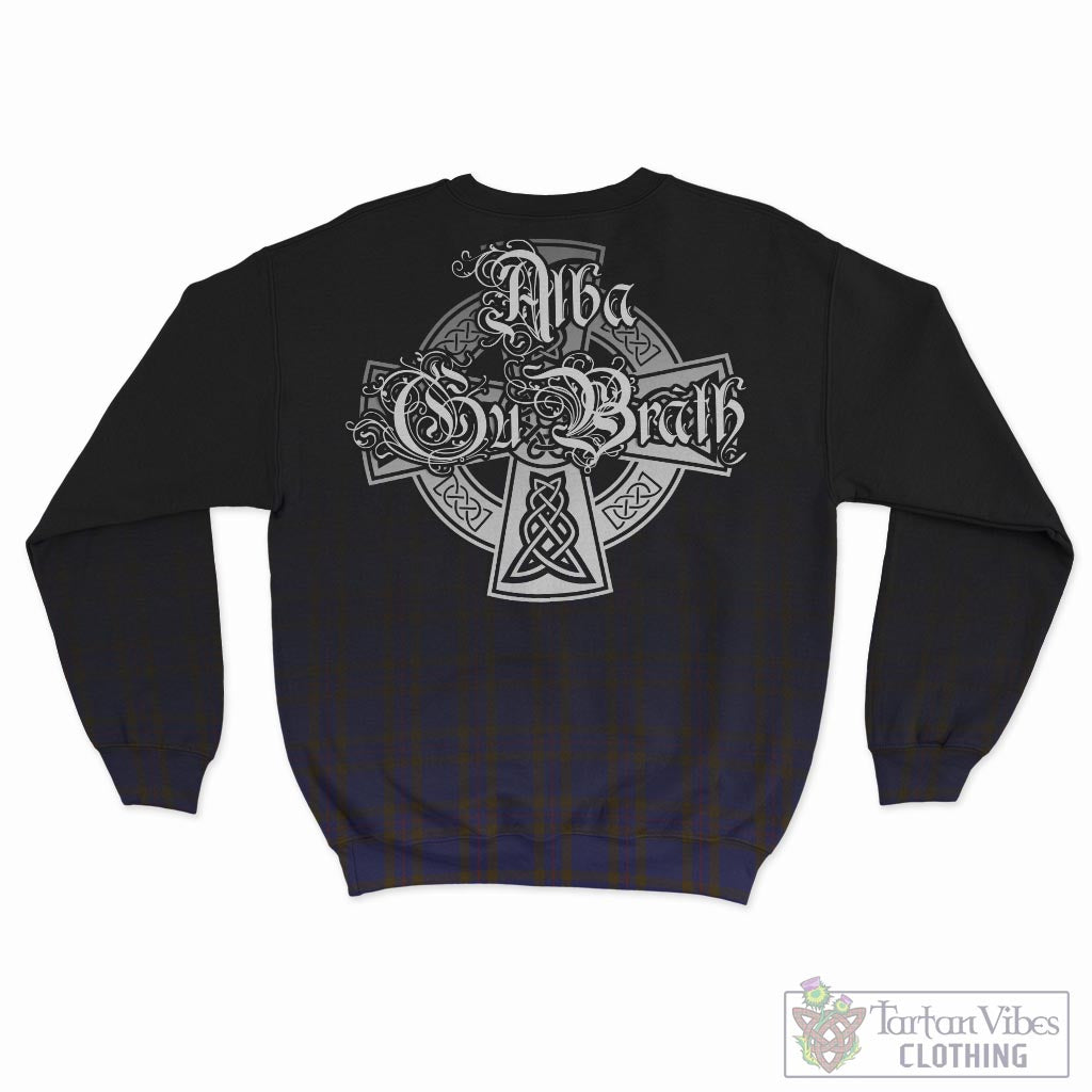 Tartan Vibes Clothing Elliot Tartan Sweatshirt Featuring Alba Gu Brath Family Crest Celtic Inspired