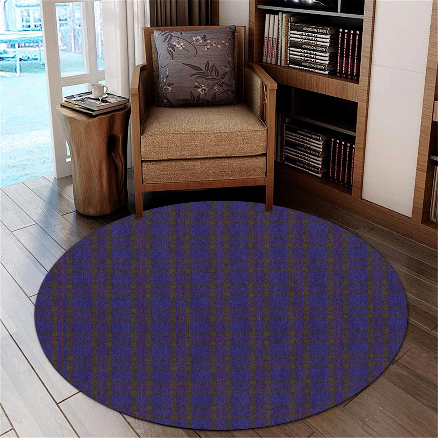 Elliot Tartan Round Rug - Tartanvibesclothing