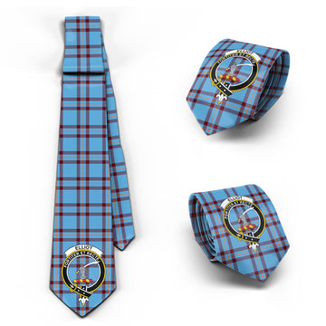 Elliot Ancient Tartan Classic Necktie with Family Crest