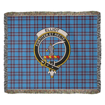 Elliot Ancient Tartan Woven Blanket with Family Crest