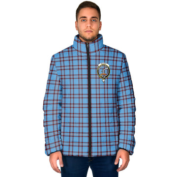 Elliot Ancient Tartan Padded Jacket with Family Crest