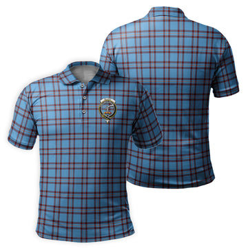 Elliot Ancient Tartan Men's Polo Shirt with Family Crest