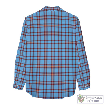 Elliot Ancient Tartan Womens Casual Shirt with Family Crest