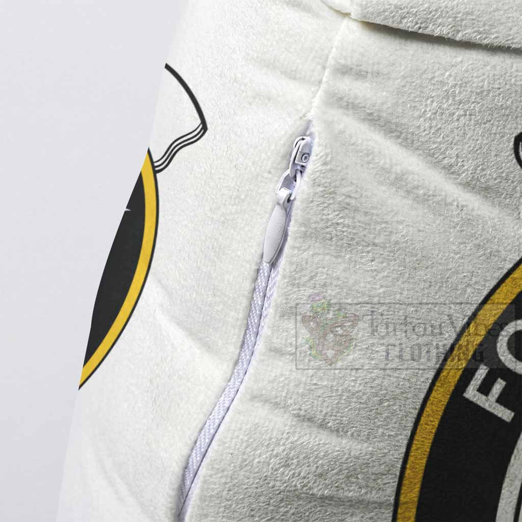 Elliot Clan Crest Shaped Throw Pillow, Scottish Clan Badge Decorative Pillow