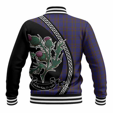 Elliot Family Crest Tartan Baseball Jacket Alba Thistle Inspired