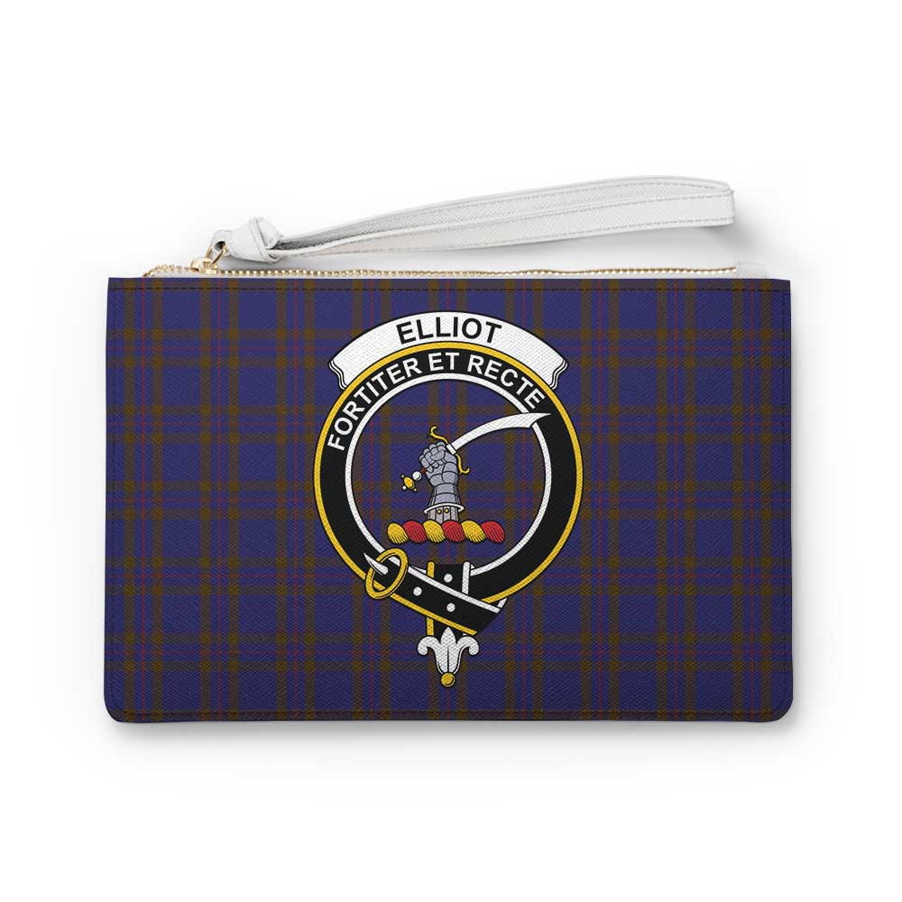 Tartan Vibes Clothing Elliot Family Crest Tartan Clutch Bag