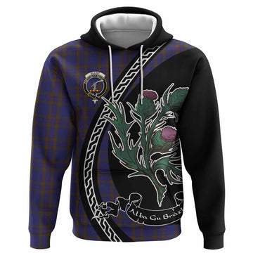Elliot Family Crest Tartan Hoodie Alba Thistle Inspired