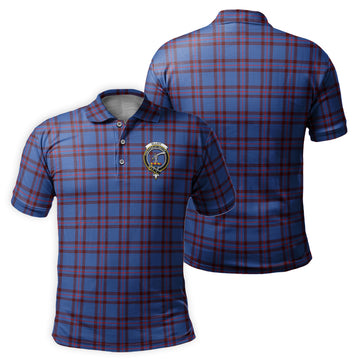 Elliot Modern Tartan Men's Polo Shirt with Family Crest