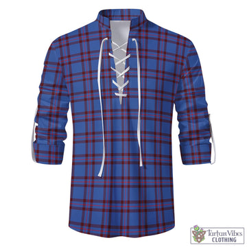 Elliot Modern Tartan Men's Scottish Traditional Jacobite Ghillie Kilt Shirt
