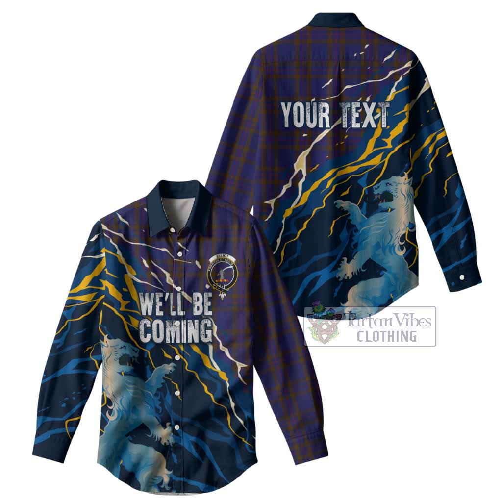 Elliot Scotland Tartan Women Casual Shirt WC2026 Football - We'll Be Coming