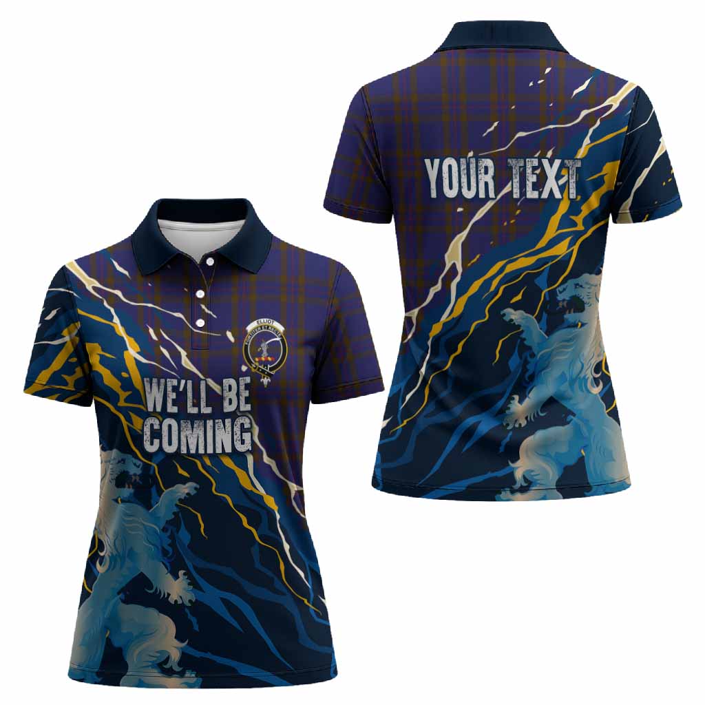 Elliot Scotland Tartan Women Polo Shirt WC2026 Football - We'll Be Coming