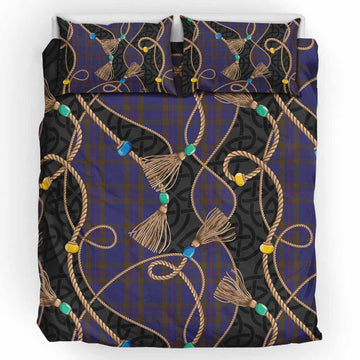 Elliot Scottish Tartan Twisted Ropes Stylized Bedding Set