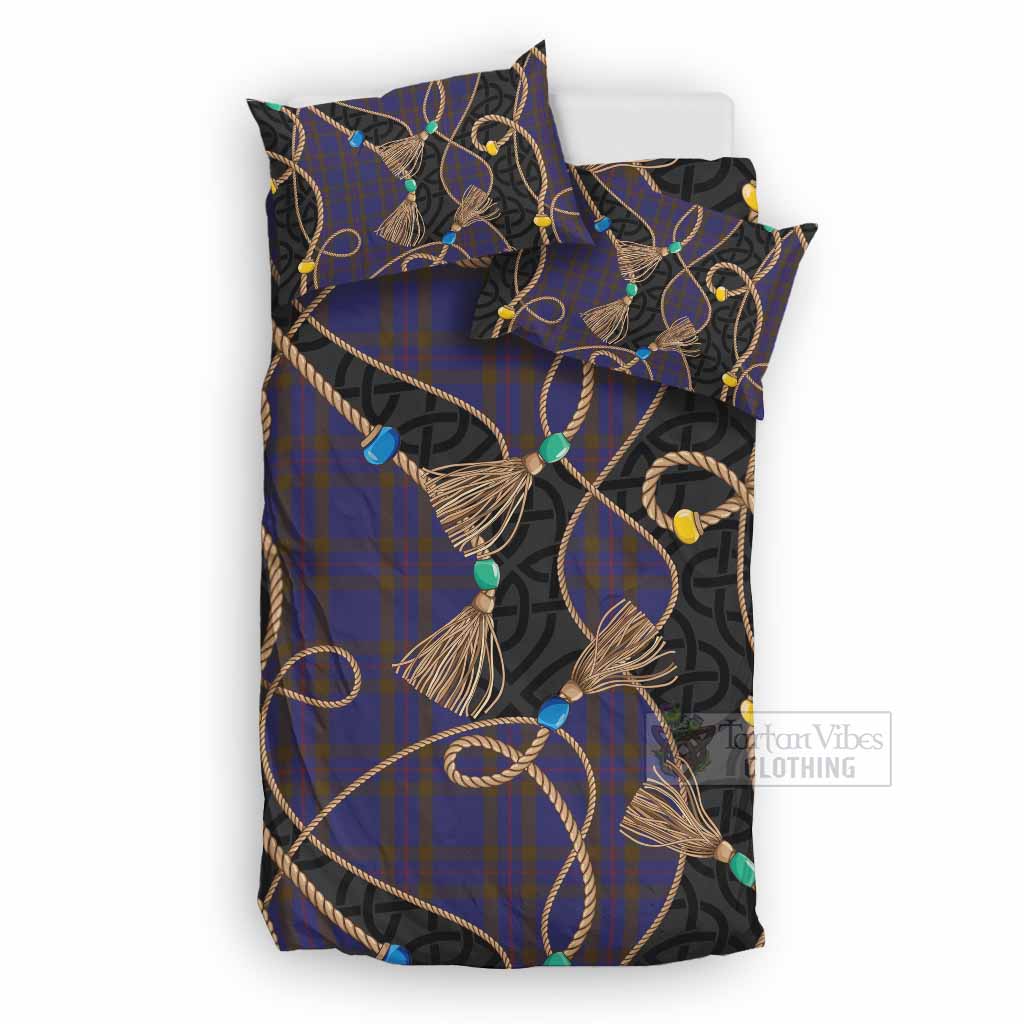 Elliot Scottish Tartan Twisted Ropes Stylized Bedding Set UK Bedding Set UK Double 79*79 inch - Tartan Vibes Clothing