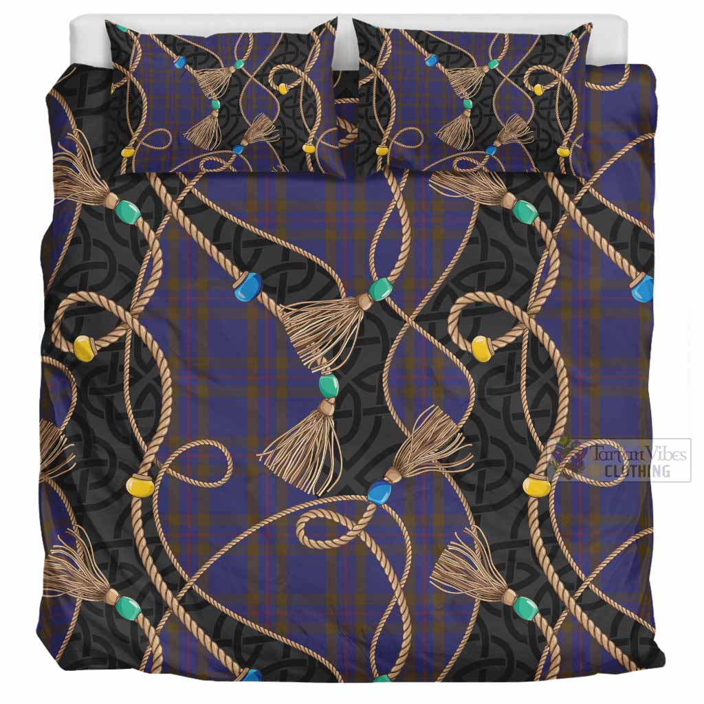 Elliot Scottish Tartan Twisted Ropes Stylized Bedding Set UK Bedding Set UK Super King 104*94 inch - Tartan Vibes Clothing