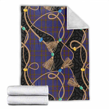 Elliot Scottish Tartan Twisted Ropes Stylized Blanket