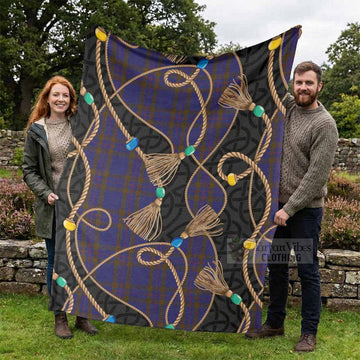 Elliot Scottish Tartan Twisted Ropes Stylized Blanket